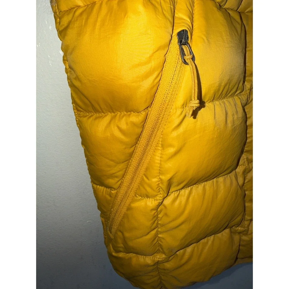 REI Co-op 650 Down Vest 2.0‎ Mens Small  Yellow Packable Puffer Lightweight